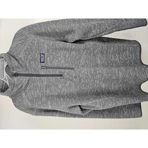 Patagonia Boy's Gray Fleece Jacket Size Large